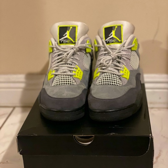 jordan 4 neon men's